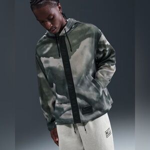 Nike x Stussy Ghillie All-Over Print Hoodie Jacket sz XXL